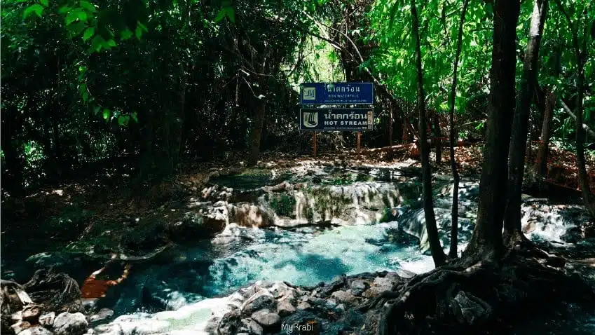 น้ำตกร้อน จังหวัดกระบี่