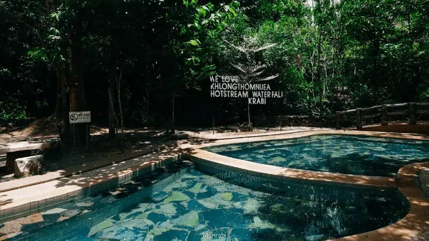 น้ำตกร้อน จังหวัดกระบี่